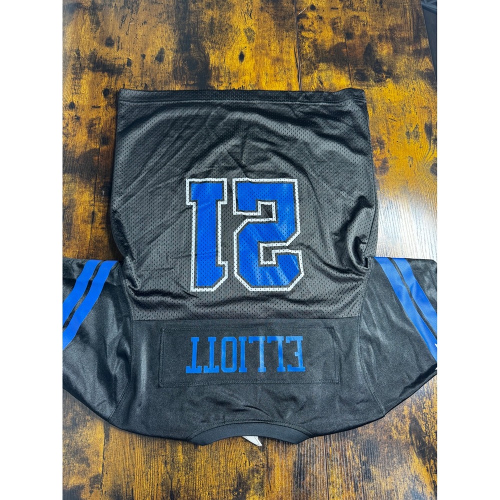 Dallas Cowboys Ezekiel Elliott 21 Jersey Black Blue Youth Medium 7022W NFL